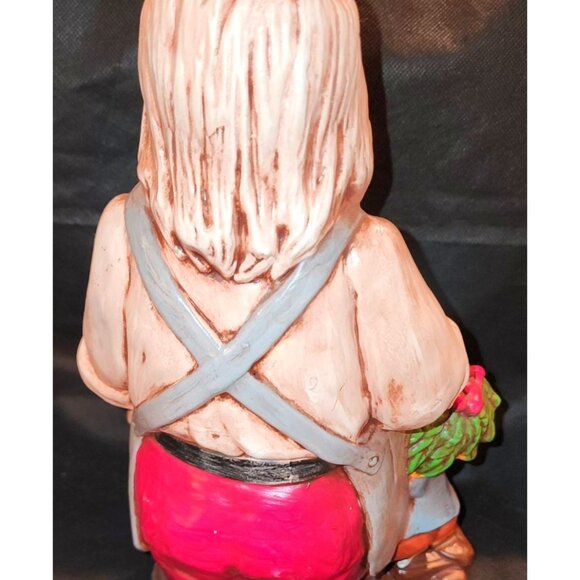 Handcrafted Santa With Elf Rocking Horse Figurine Vintage Ceramic - Picture 7 of 10